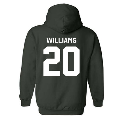 Michigan State - NCAA Football : Keshawn Williams - Classic Shersey Hooded Sweatshirt-1
