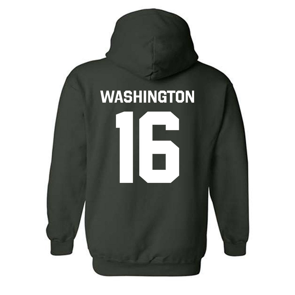Michigan State - NCAA Football : Zachary Washington - Classic Shersey Hooded Sweatshirt-1