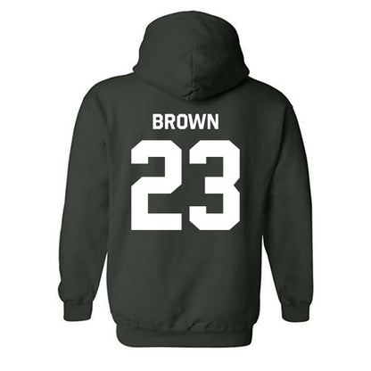 Michigan State - NCAA Women's Basketball : Jalyn Brown - Classic Shersey Hooded Sweatshirt-1