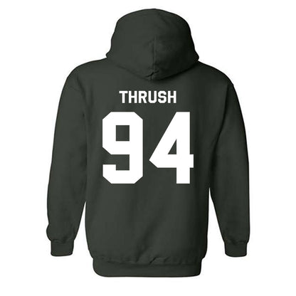 Michigan State - NCAA Football : Cal Thrush - Classic Shersey Hooded Sweatshirt-1