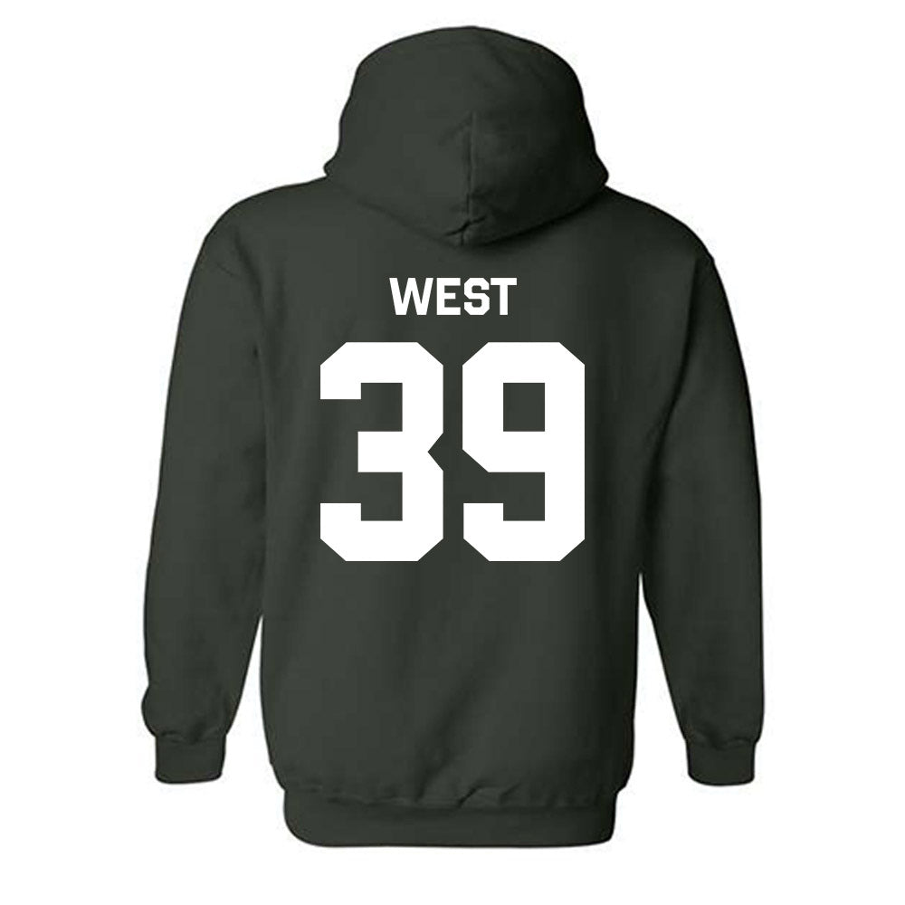 Michigan State - NCAA Football : Elisha West - Classic Shersey Hooded Sweatshirt-1