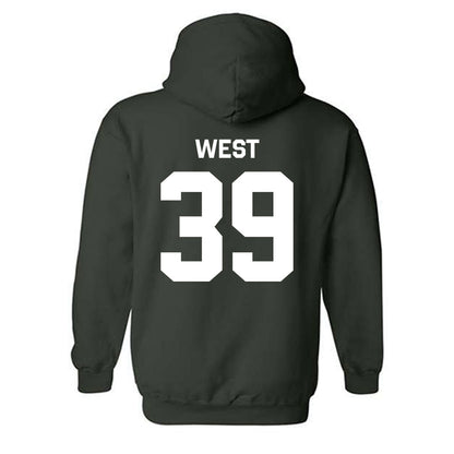 Michigan State - NCAA Football : Elisha West - Classic Shersey Hooded Sweatshirt-1