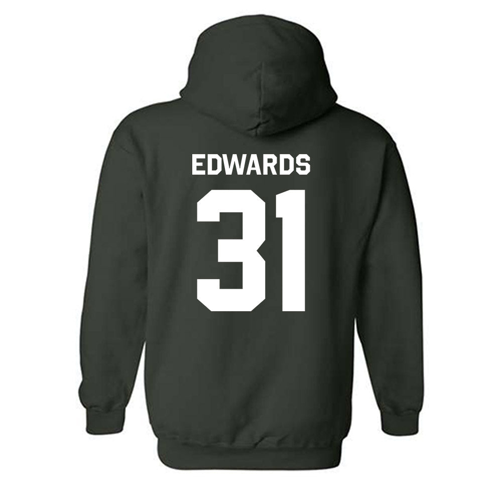 Michigan State - NCAA Football : Deuce Edwards - Classic Shersey Hooded Sweatshirt-1
