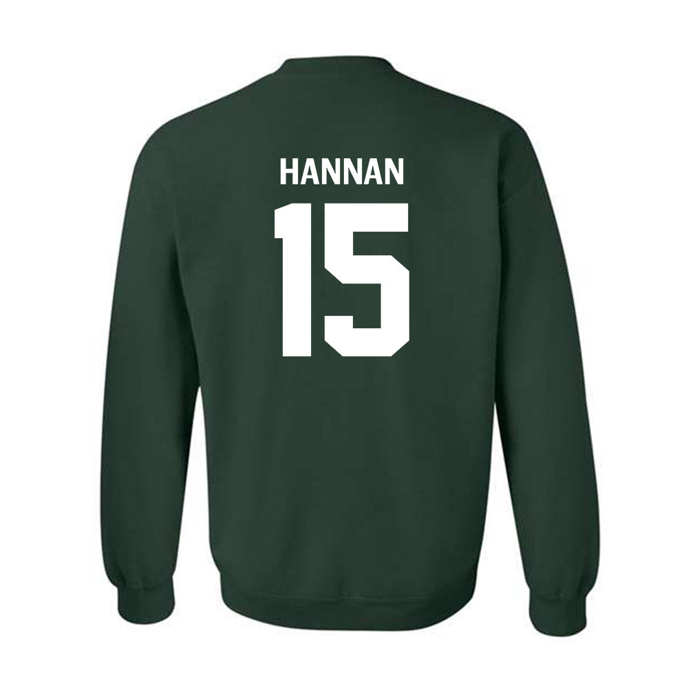 Michigan State - NCAA Football : Leo Hannan - Classic Shersey Crewneck Sweatshirt-1