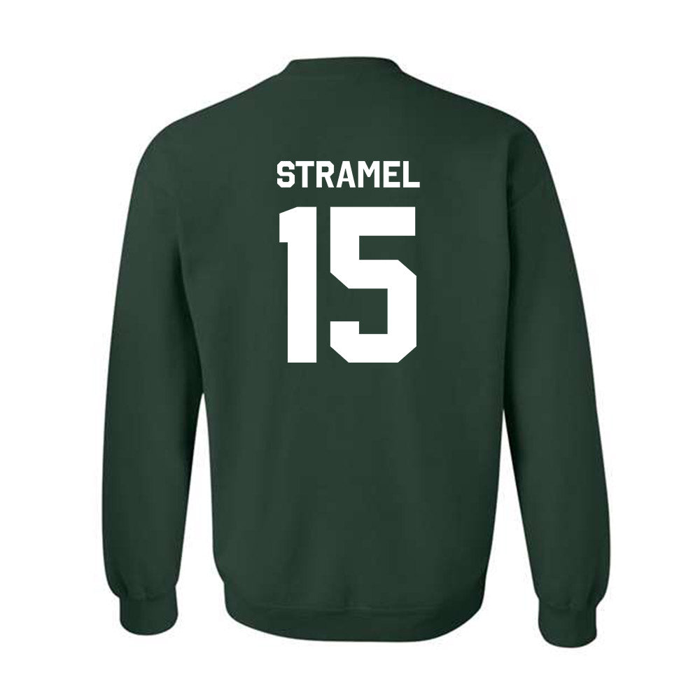 Michigan State - NCAA Men's Ice Hockey : Charlie Stramel - Classic Shersey Crewneck Sweatshirt-1