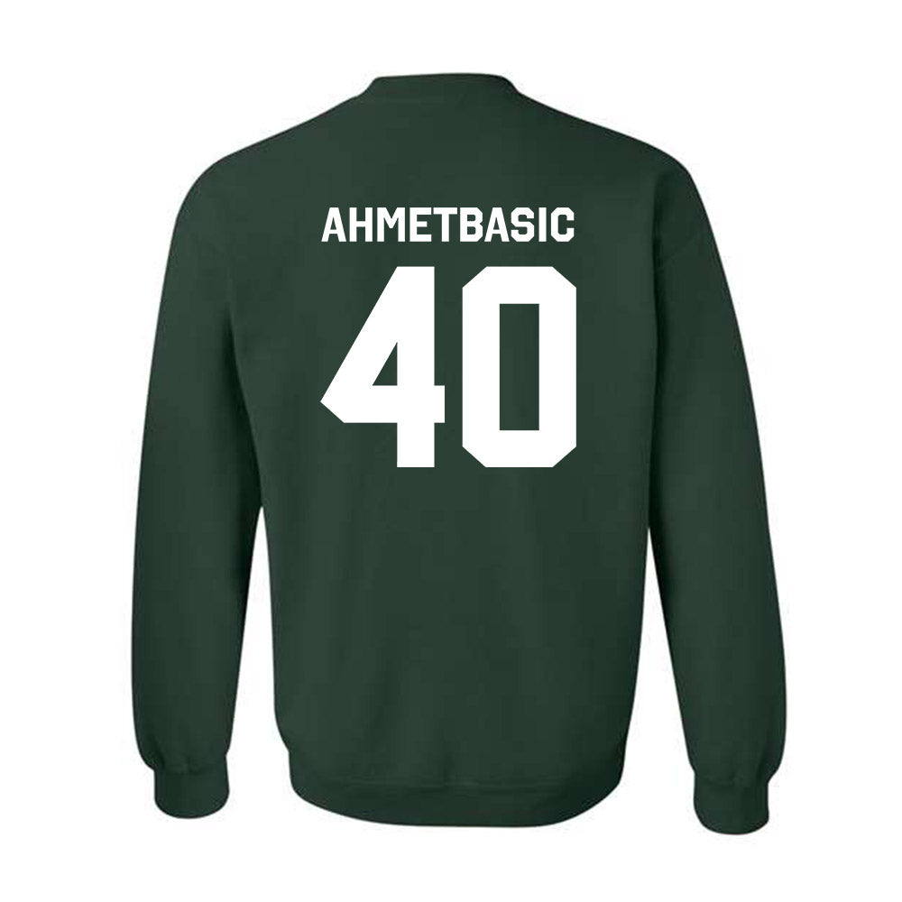 Michigan State - NCAA Football : Tarik Ahmetbasic - Classic Shersey Crewneck Sweatshirt-1