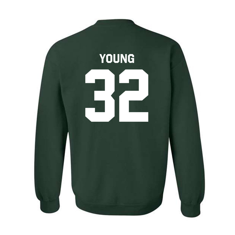 Michigan State - NCAA Football : Evan Young - Classic Shersey Crewneck Sweatshirt-1