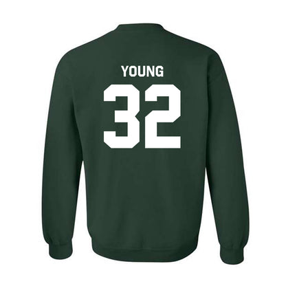 Michigan State - NCAA Football : Evan Young - Classic Shersey Crewneck Sweatshirt-1