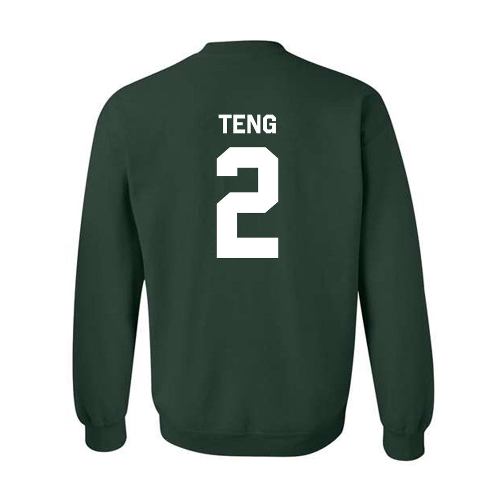 Michigan State - NCAA Men's Basketball : Kur Teng - Classic Shersey Crewneck Sweatshirt-1