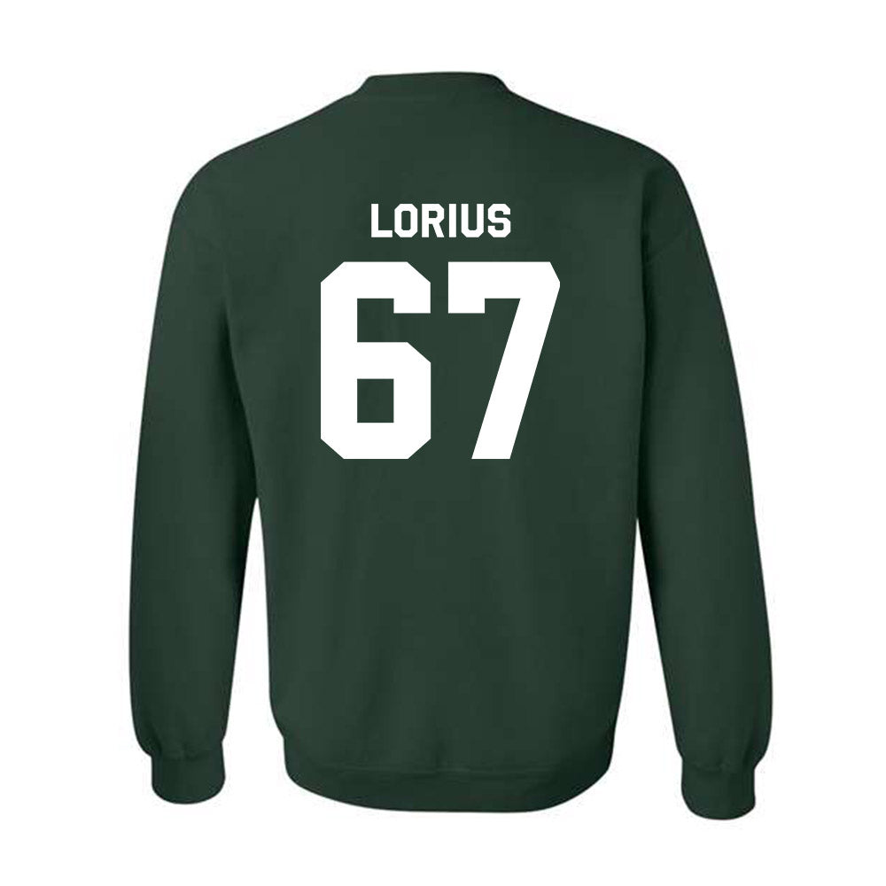 Michigan State - NCAA Football : Hayden Lorius - Classic Shersey Crewneck Sweatshirt-1