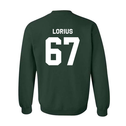 Michigan State - NCAA Football : Hayden Lorius - Classic Shersey Crewneck Sweatshirt-1