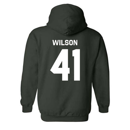 Michigan State - NCAA Football : Jaxson Wilson - Classic Shersey Hooded Sweatshirt-1