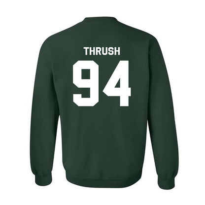 Michigan State - NCAA Football : Cal Thrush - Classic Shersey Crewneck Sweatshirt-1