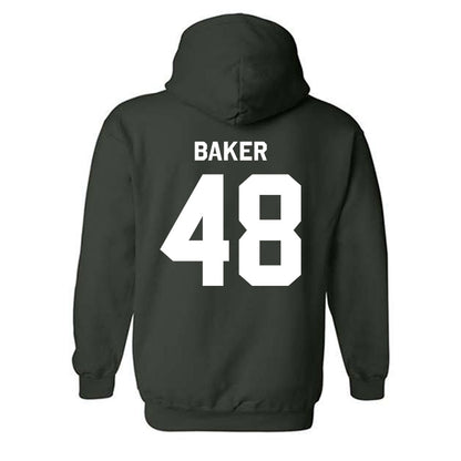 Michigan State - NCAA Football : Charlie Baker - Classic Shersey Hooded Sweatshirt-1