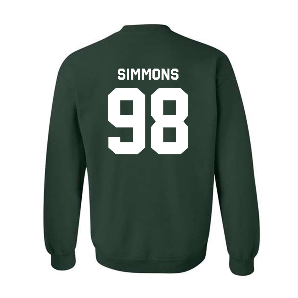 Michigan State - NCAA Football : Derrick SimmonsCrewneck Sweatshirt-4