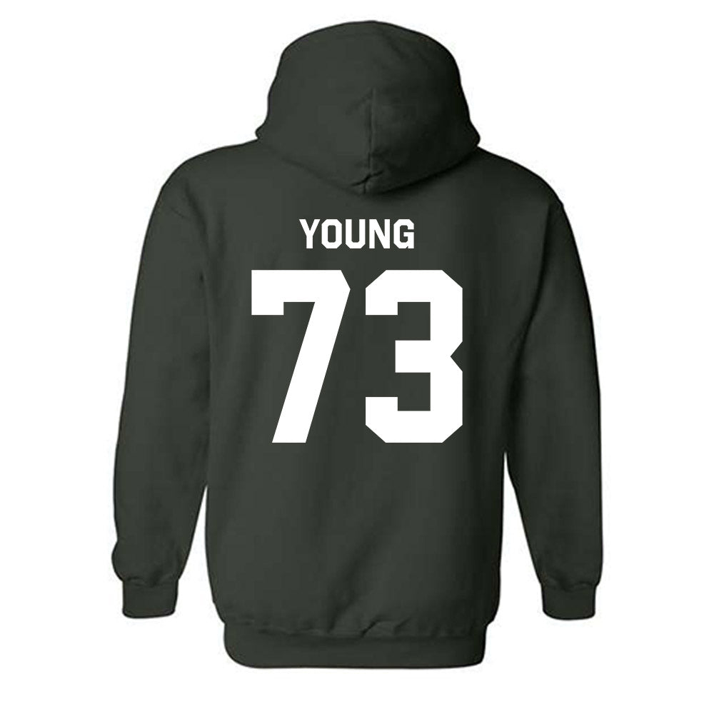 Michigan State - NCAA Football : Rustin Young - Classic Shersey Hooded Sweatshirt-1