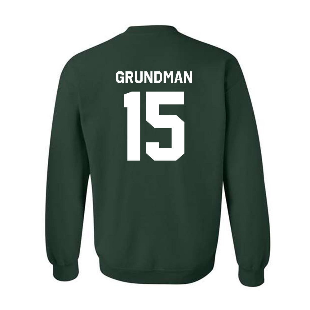 Michigan State - NCAA Baseball : Gannon Grundman - Classic Shersey Crewneck Sweatshirt-1