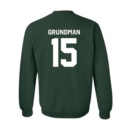 Michigan State - NCAA Baseball : Gannon Grundman - Classic Shersey Crewneck Sweatshirt-1