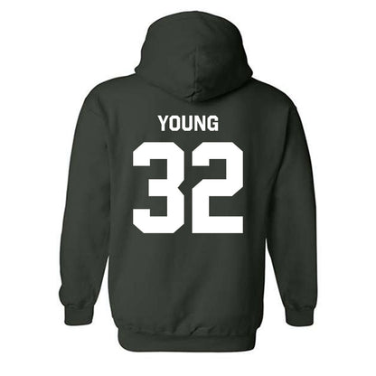 Michigan State - NCAA Football : Evan Young - Classic Shersey Hooded Sweatshirt-1