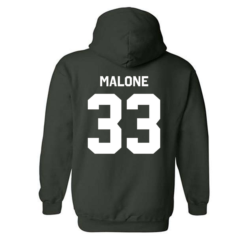 Michigan State - NCAA Football : DiMari Malone - Classic Shersey Hooded Sweatshirt-1