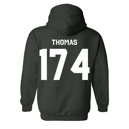 Michigan State - NCAA Wrestling : Cory Thomas - Classic Shersey Hooded Sweatshirt-1