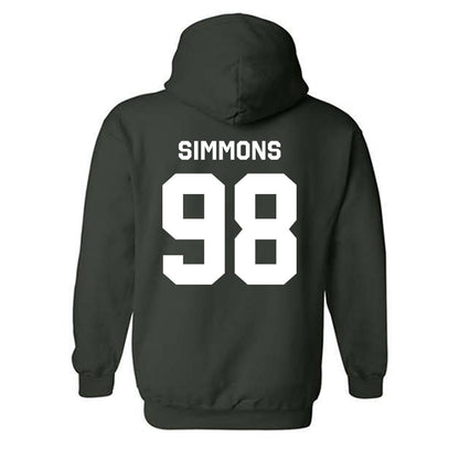 Michigan State - NCAA Football : Derrick Simmons - Classic Shersey Hooded Sweatshirt-1