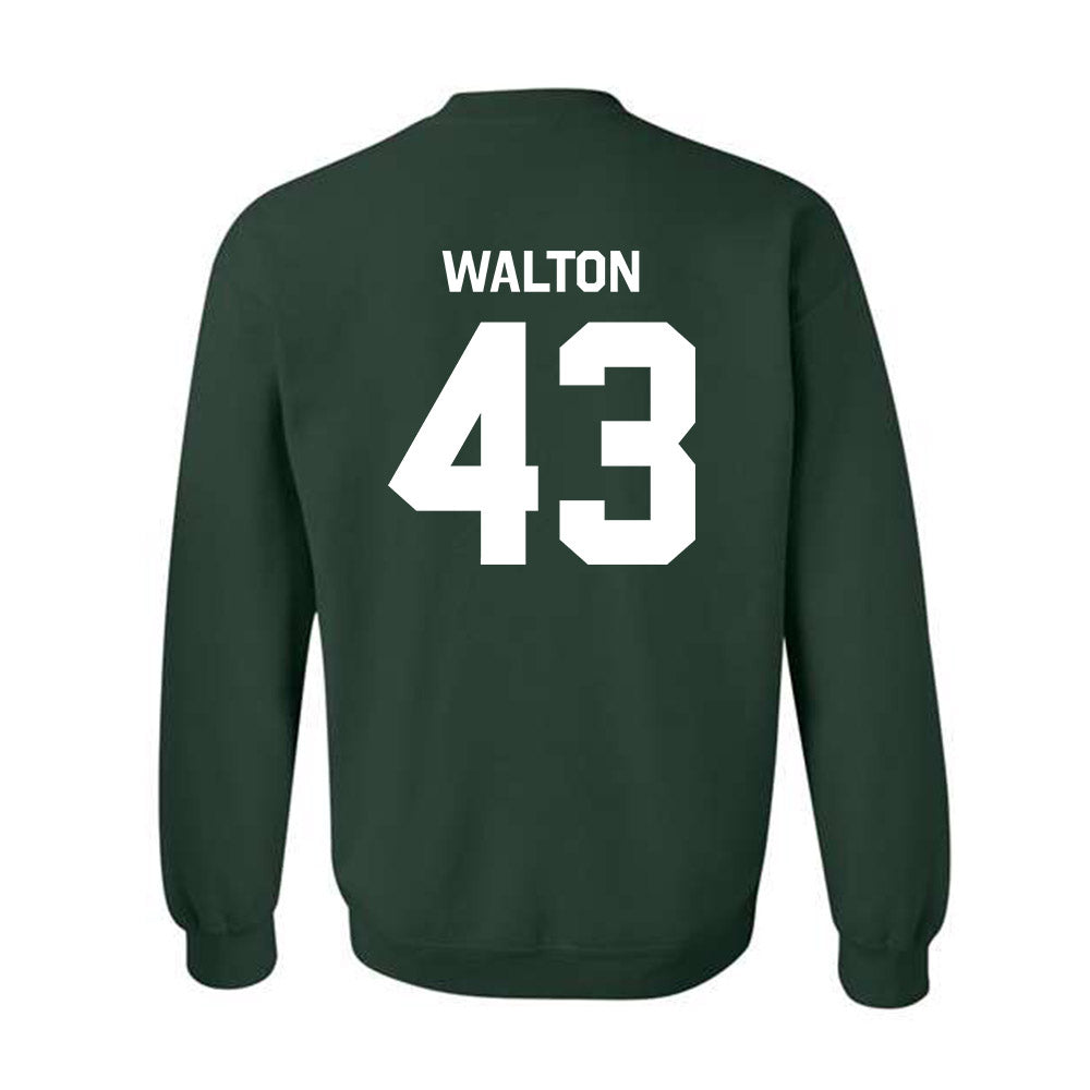 Michigan State - NCAA Men's Basketball : Colin Walton - Classic Shersey Crewneck Sweatshirt-1