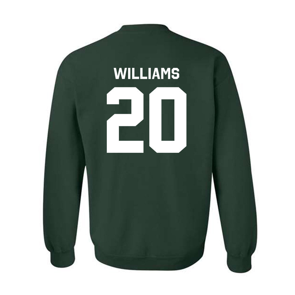 Michigan State - NCAA Football : Keshawn Williams - Classic Shersey Crewneck Sweatshirt-1
