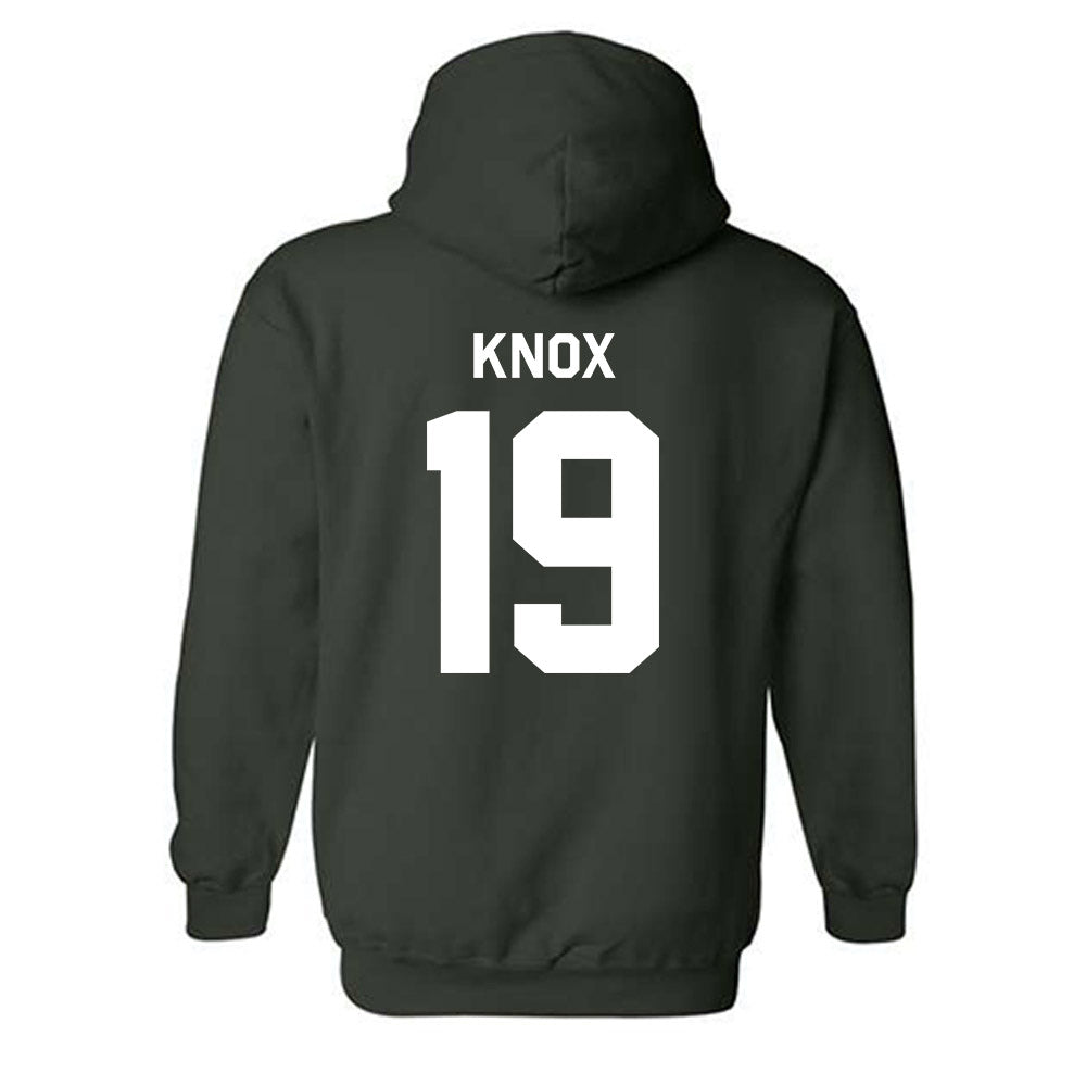 Michigan State - NCAA Men's Soccer : JEB Knox - Classic Shersey Hooded Sweatshirt-1