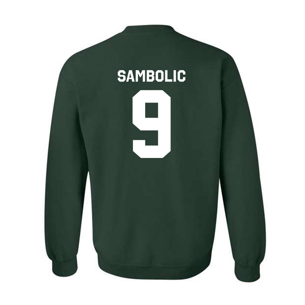 Michigan State - NCAA Women's Basketball : Sara Sambolic - Classic Shersey Crewneck Sweatshirt-1