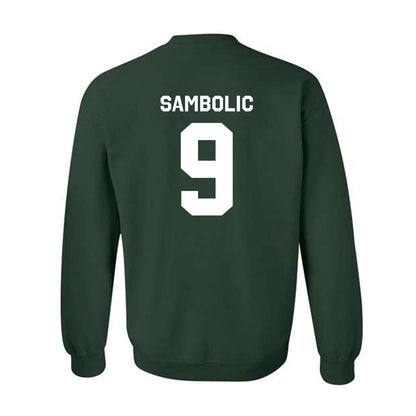 Michigan State - NCAA Women's Basketball : Sara Sambolic - Classic Shersey Crewneck Sweatshirt-1
