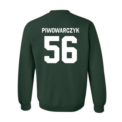 Michigan State - NCAA Football : Chris Piwowarczyk - Classic Shersey Crewneck Sweatshirt-1