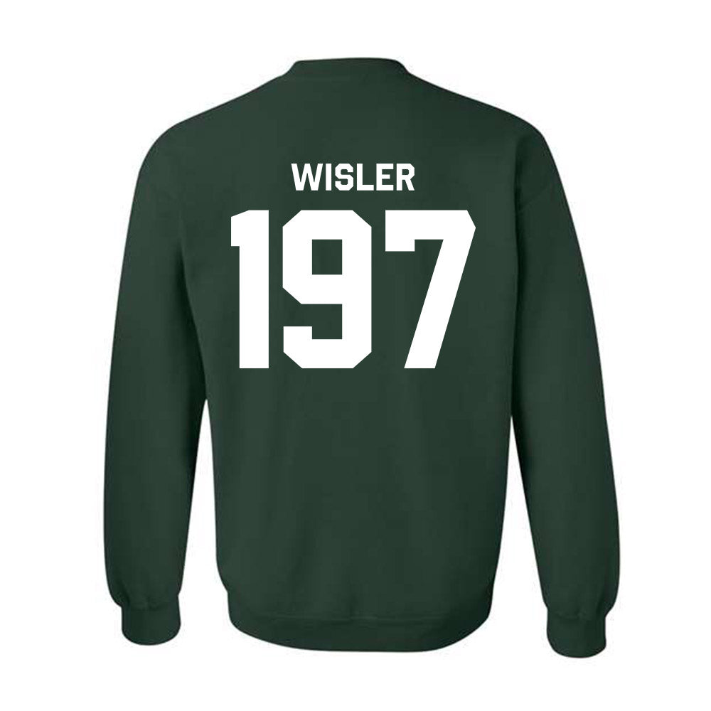 Michigan State - NCAA Wrestling : Kael Wisler - Classic Shersey Crewneck Sweatshirt-1