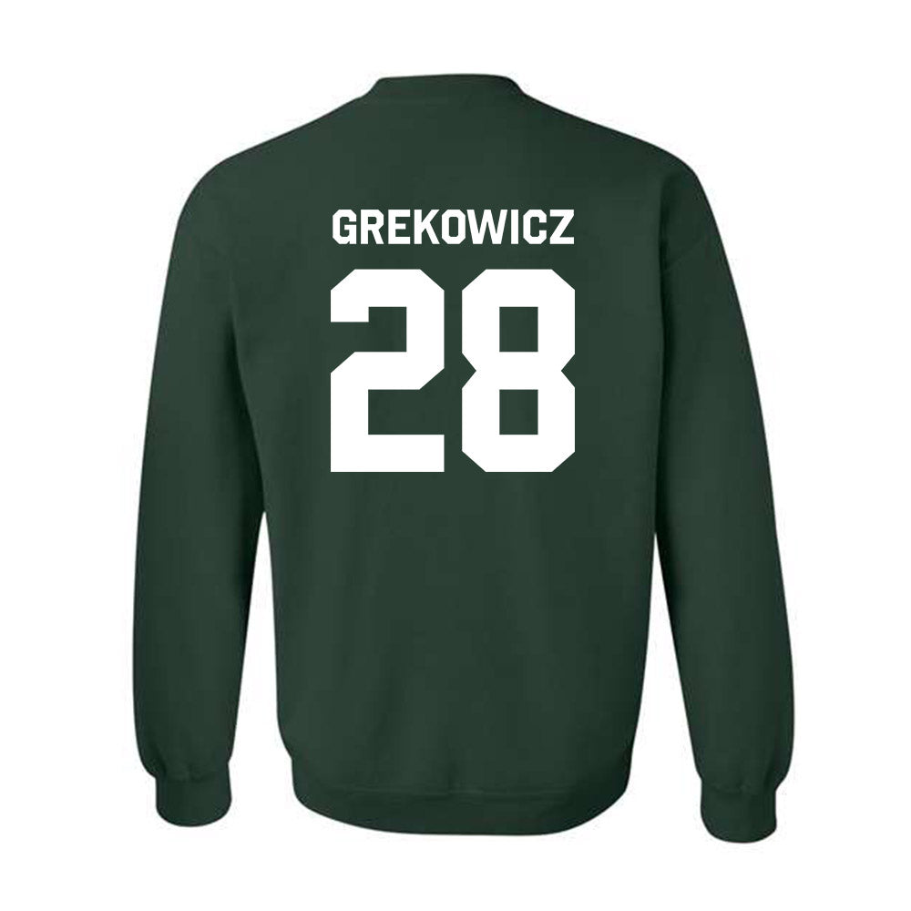 Michigan State - NCAA Men's Soccer : Jake Grekowicz - Classic Shersey Crewneck Sweatshirt-1