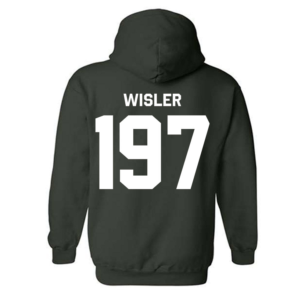 Michigan State - NCAA Wrestling : Kael Wisler - Classic Shersey Hooded Sweatshirt-1