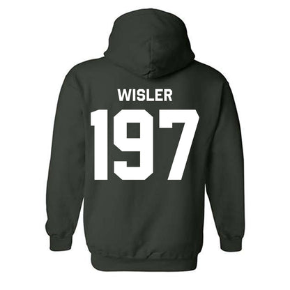 Michigan State - NCAA Wrestling : Kael Wisler - Classic Shersey Hooded Sweatshirt-1