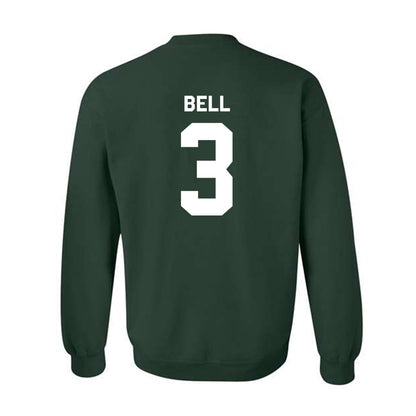 Michigan State - NCAA Football : Tre Bell - Classic Shersey Crewneck Sweatshirt-1