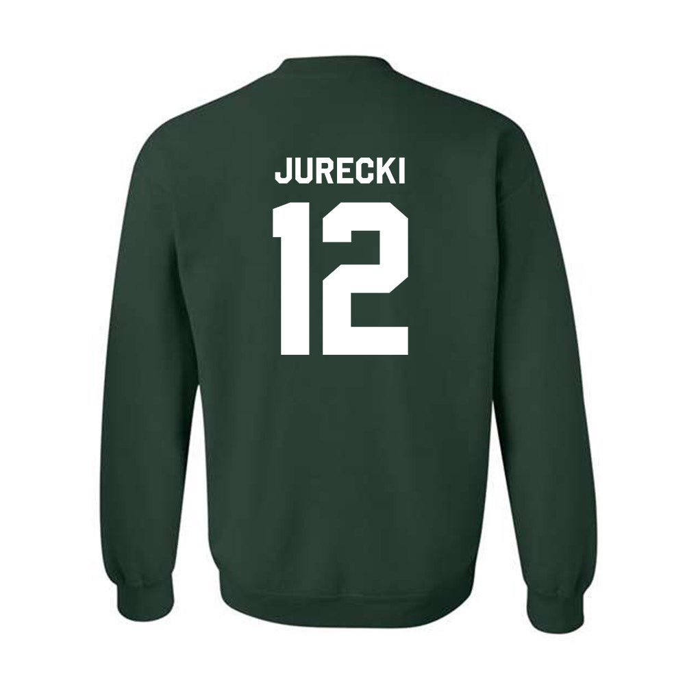Michigan State - NCAA Men's Ice Hockey : Griffin Jurecki - Classic Shersey Crewneck Sweatshirt-1