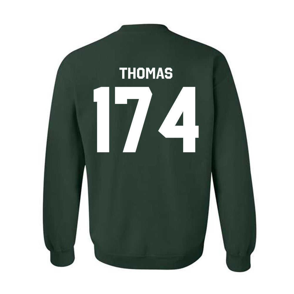 Michigan State - NCAA Wrestling : Cory Thomas - Classic Shersey Crewneck Sweatshirt-1