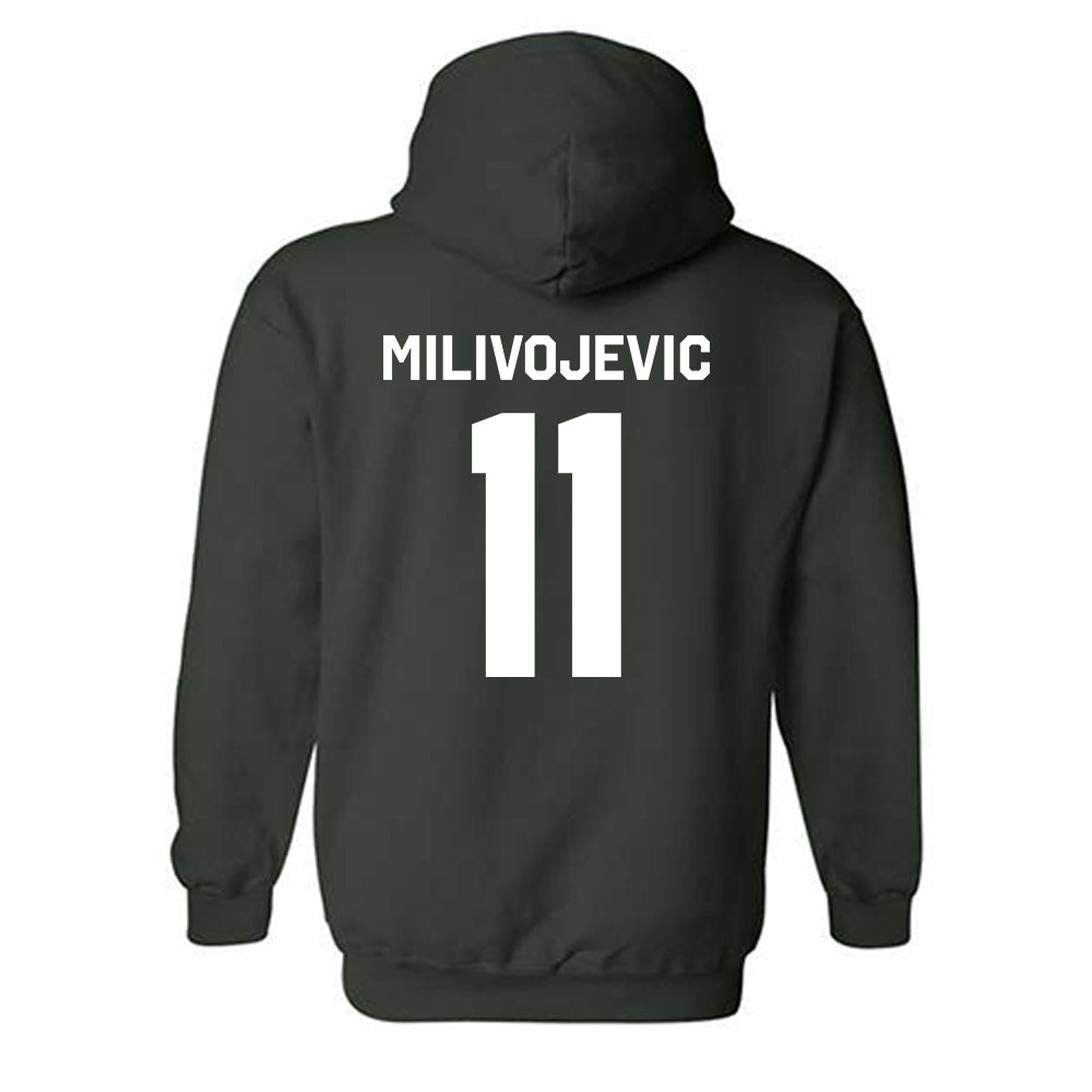 Michigan State - NCAA Football : Alessio Milivojevic - Classic Shersey Hooded Sweatshirt-1