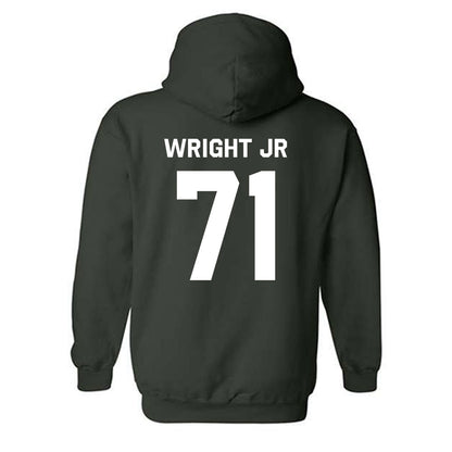Michigan State - NCAA Football : Robert Wright Jr - Classic Shersey Hooded Sweatshirt-1