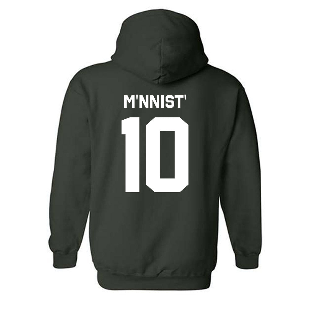 Michigan State - NCAA Men's Ice Hockey : Tommi M'nnist' - Classic Shersey Hooded Sweatshirt-1