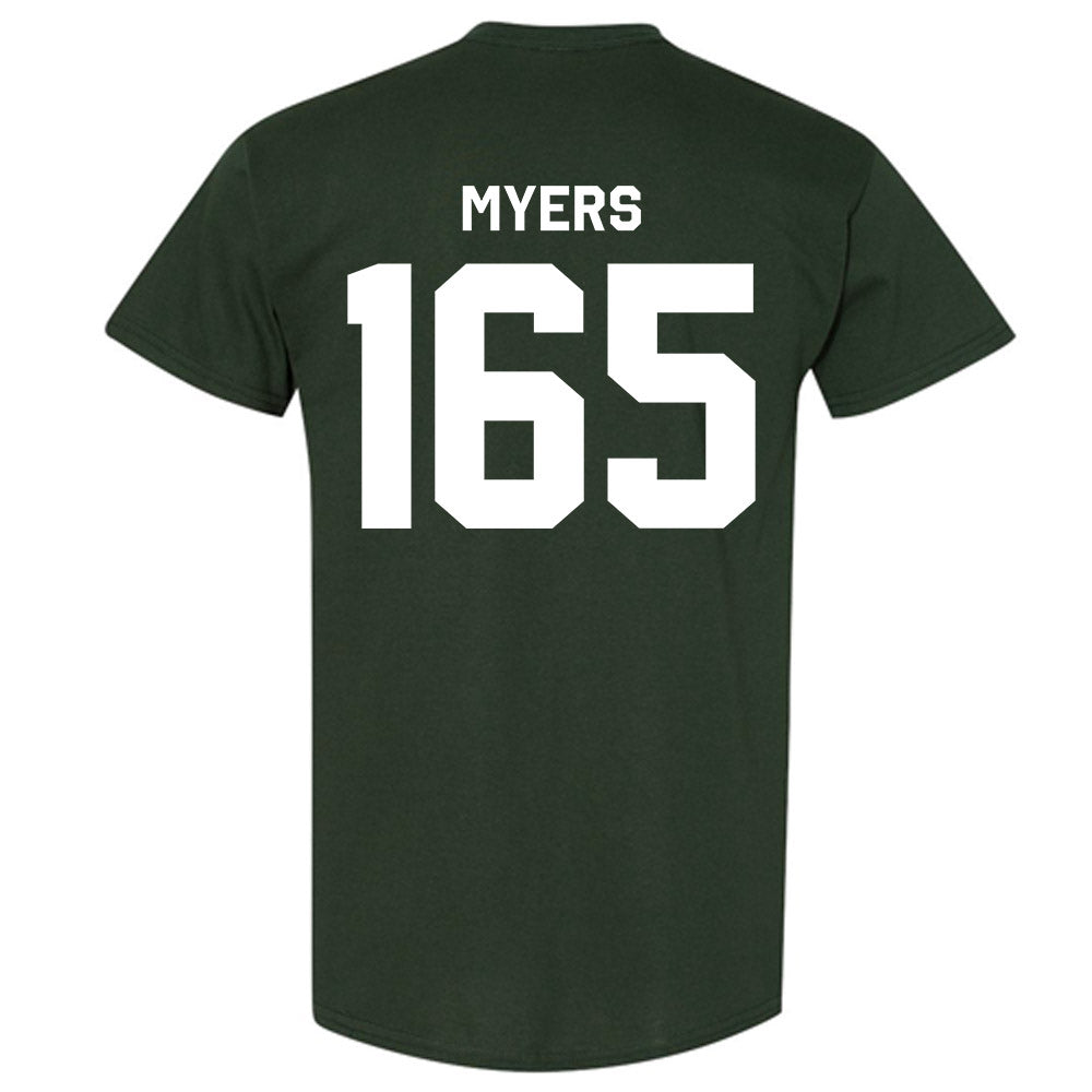 Michigan State - NCAA Wrestling : Duke Myers - Classic Shersey T-Shirt-1