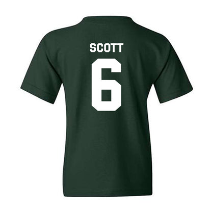 Michigan State - NCAA Men's Basketball : Jordan Scott - Classic Shersey Youth T-Shirt-1