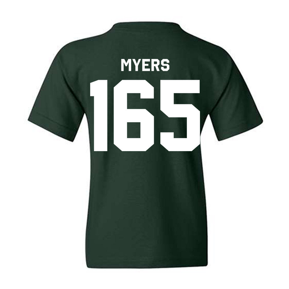 Michigan State - NCAA Wrestling : Duke Myers - Classic Shersey Youth T-Shirt-1