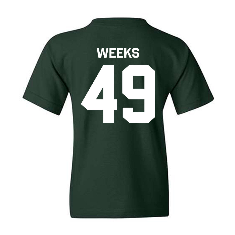 Michigan State - NCAA Football : Alex Weeks - Classic Shersey Youth T-Shirt-1