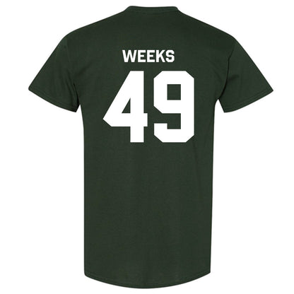 Michigan State - NCAA Football : Alex Weeks - Classic Shersey T-Shirt-1