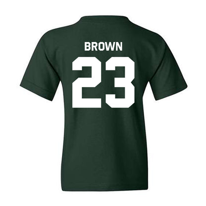 Michigan State - NCAA Women's Basketball : Jalyn Brown - Classic Shersey Youth T-Shirt-1