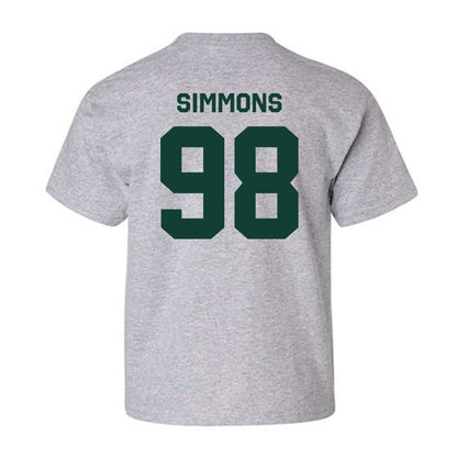 Michigan State - NCAA Football : Derrick SimmonsYouth T-Shirt-7