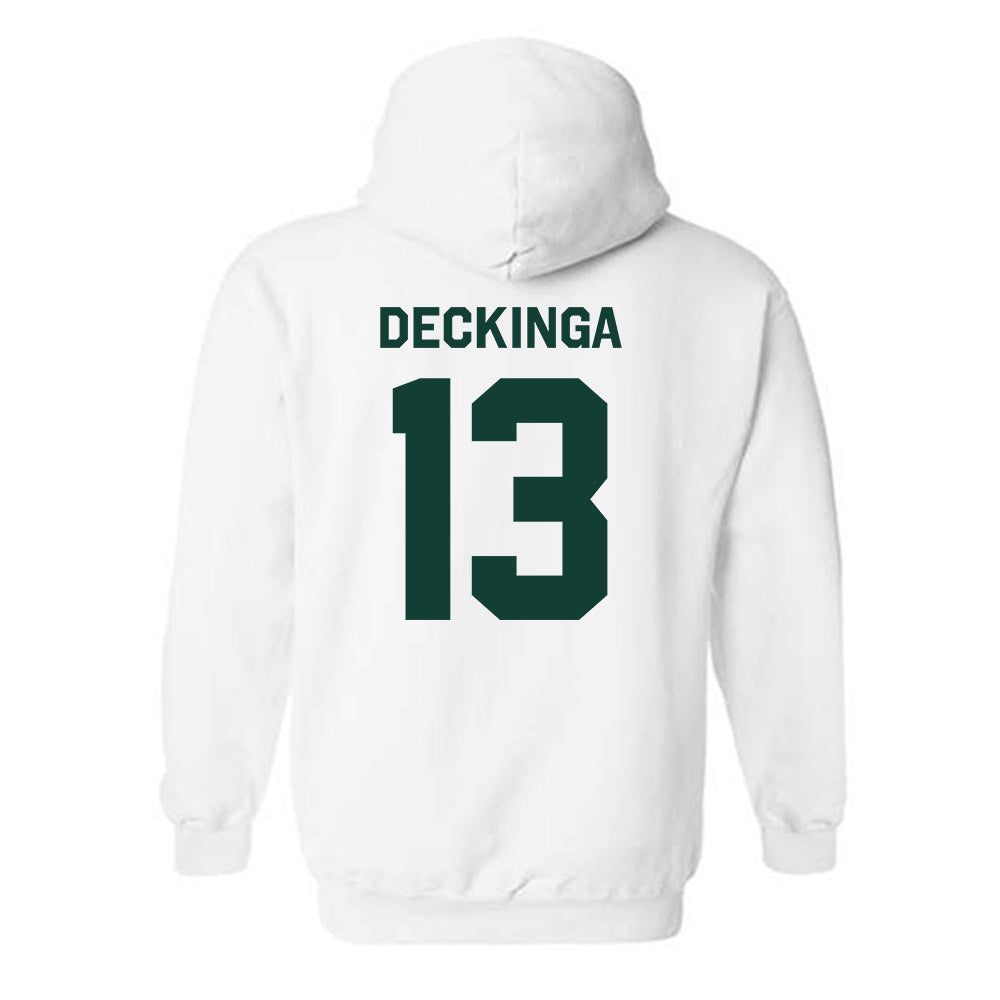 Michigan State - NCAA Baseball : CJ Deckinga - Classic Shersey Hooded Sweatshirt-1